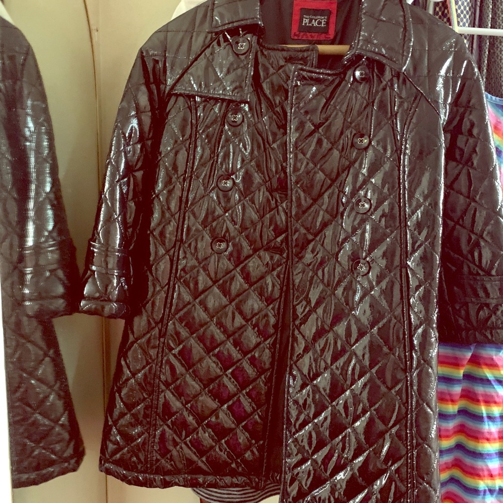 Kid Leather Winter Coat